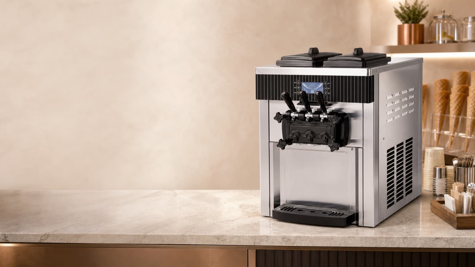 Tabletop Brewmaster soft-serve machine